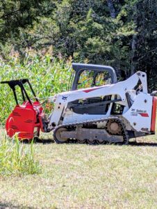Bigtoys at work near lake Texoma